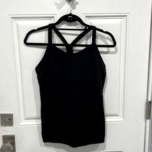 Lululemon black size 8 workout top
